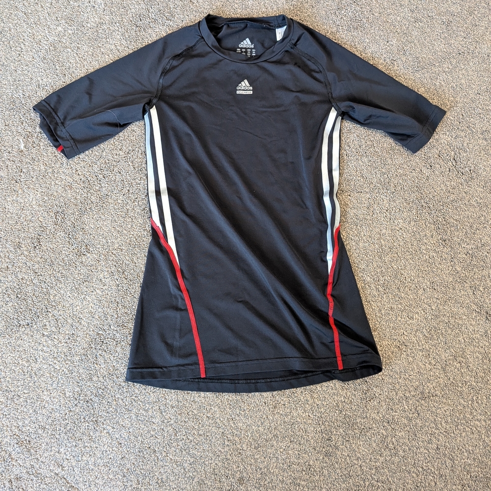 Adidas Techfit Black Athletic Shirt